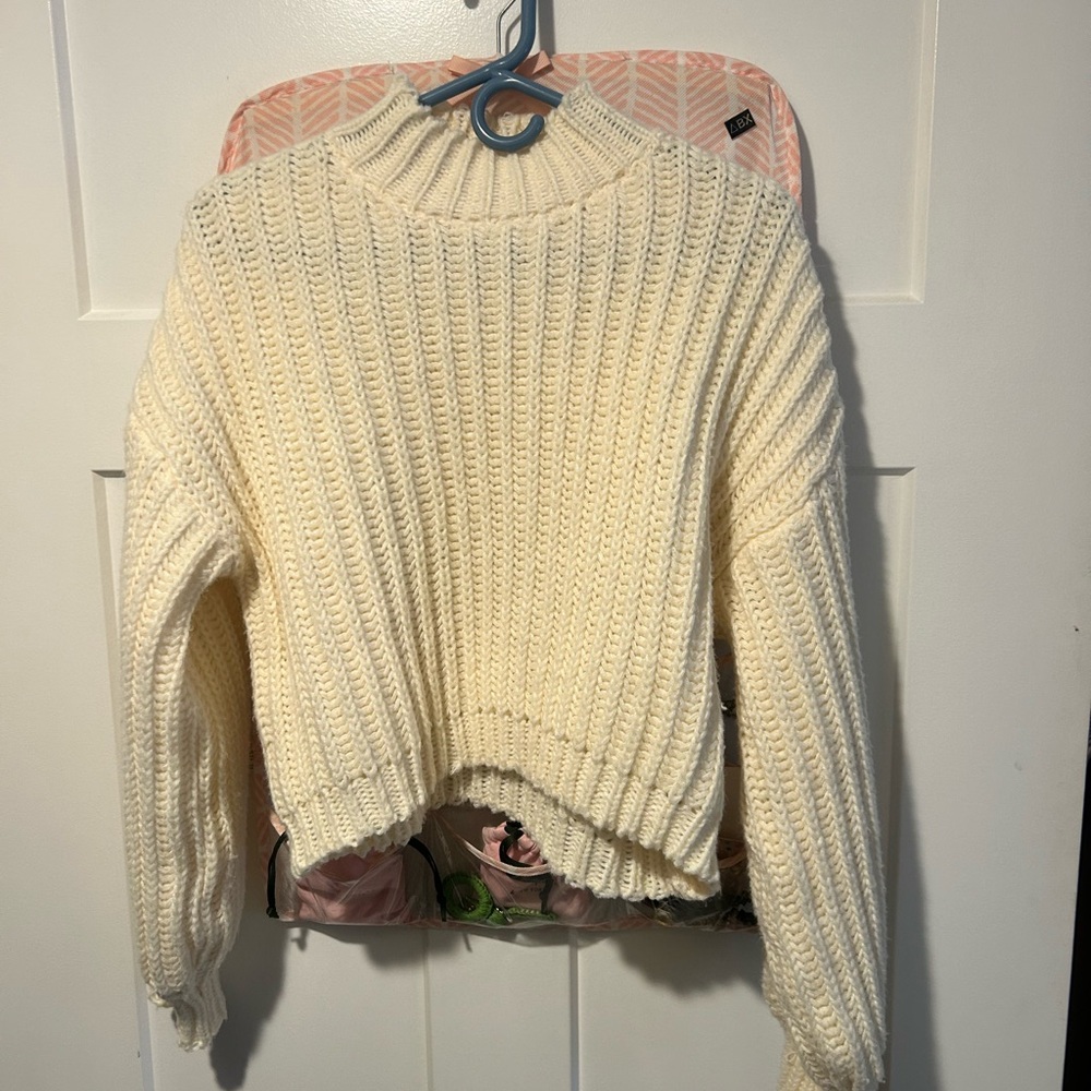 Cozy Cream Knit Sweater